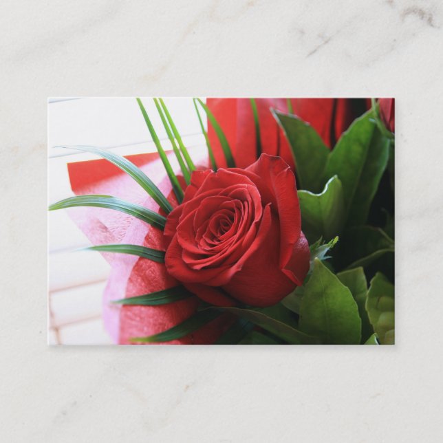 Red Rose Florist Gift Certificate (Front)