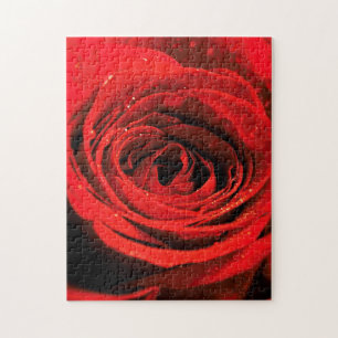 Red Rose Flower Creative Jigsaw Puzzle