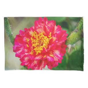 Red rose flower pillowcase