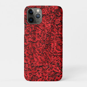 Red Rose Flowers iPhone 11 Pro Case