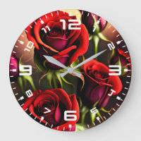 Red Rose Flowers Digital Artwork-58567