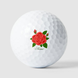 Red Rose Golf Balls