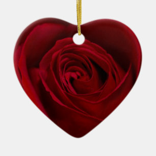 Red Rose Gorgeous Ceramic Tree Decoration