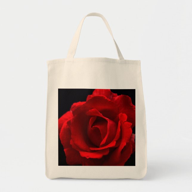 Red Rose gtcnm Tote Bag (Front)