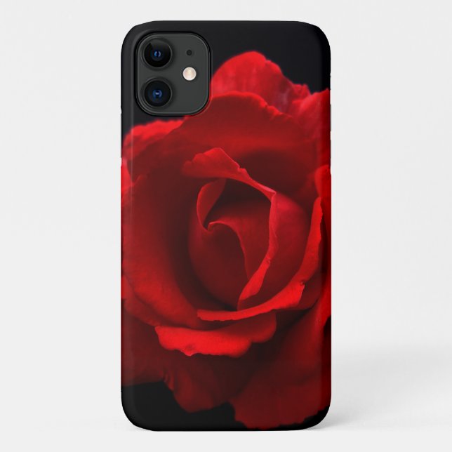 Red Rose ipha Case-Mate iPhone Case (Back)