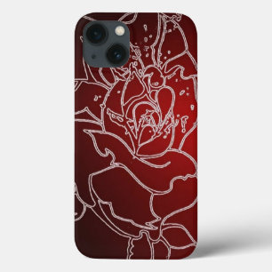 Red Rose iphone 13 case