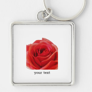 Red Rose Key Ring