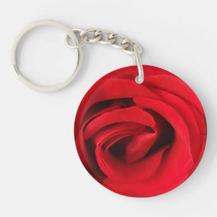 Red Rose Key Ring