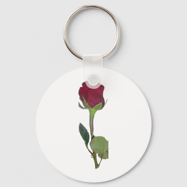 Red Rose Key Ring (Front)