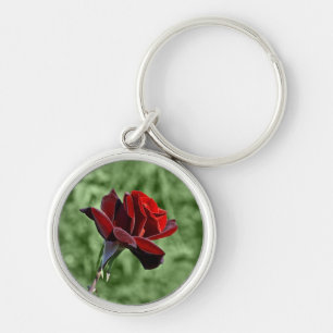 Red Rose Keychain