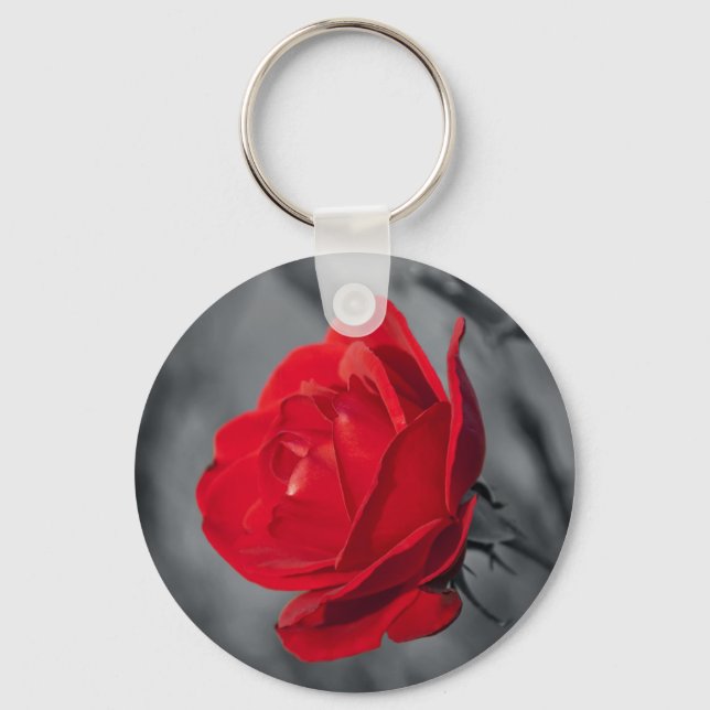 Red Rose Keychain (Front)
