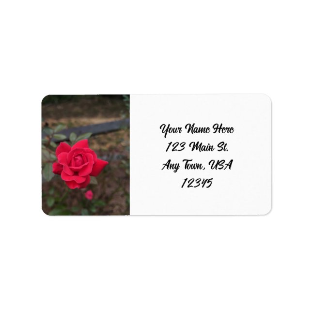 Red Rose Label (Front)