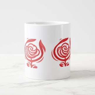 Red Rose Large Coffee Mug