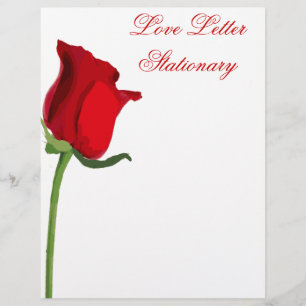 Red Rose Letterhead