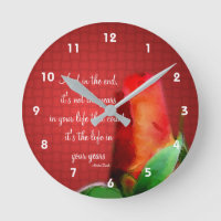 Red Rose Life Attitude Quote Inspirational