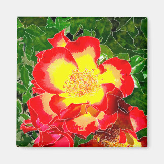Red Rose Magnet