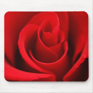 red rose mouse pad