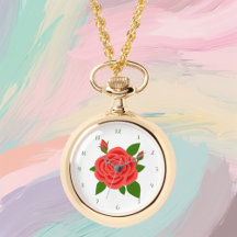 Red Rose Necklace eWatch