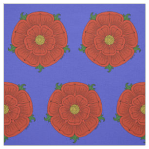 Red Rose of Lancaster Fabric