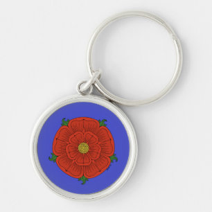 Red Rose of Lancaster Key Ring