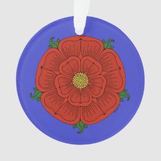 Red Rose of Lancaster Ornament