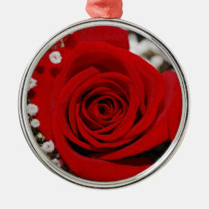 Red Rose Ornament