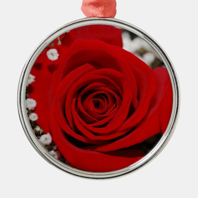 Red Rose Ornament (Front)