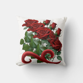 Red Rose Pillow