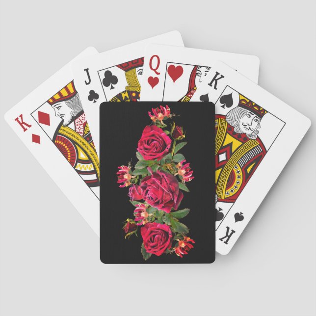 Red Rose Playing Cards (Back)