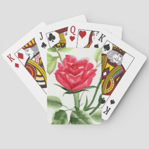 Red Rose Playing Cards
