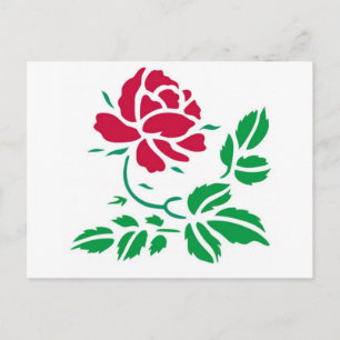 Red Rose Postcard