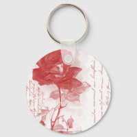 Red Rose Postcard Design
