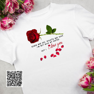Red Rose Romantic Love Valentines Day T-Shirt