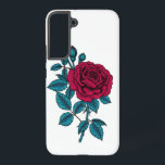 Red rose samsung galaxy case<br><div class="desc">vector drawing of a red rose branch.</div>