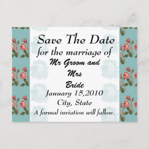 Red Rose Save the Day PostCard