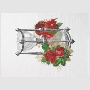 Red Rose Steampunk Series Design 13 Tissue Paper