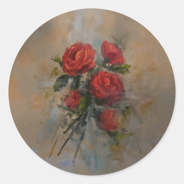 Red Rose sticker (Front)