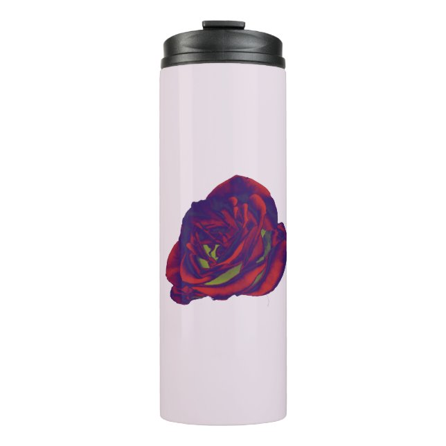 Red Rose Thermal Tumbler (Front)