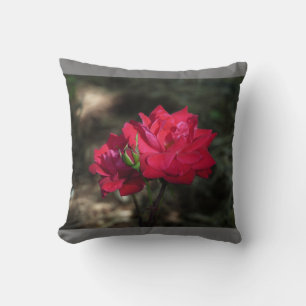 Red Rose Throw Pillow