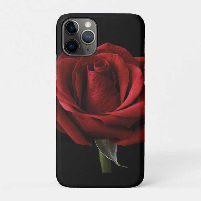 Red rose throw pillow Case-Mate iPhone case (Back)