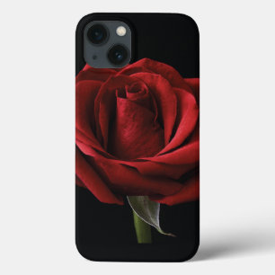Red rose throw pillow iPhone 13 case