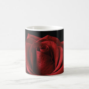 Red rose throw pillow coffee mug