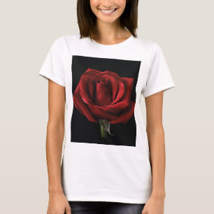 Red rose throw pillow T-Shirt