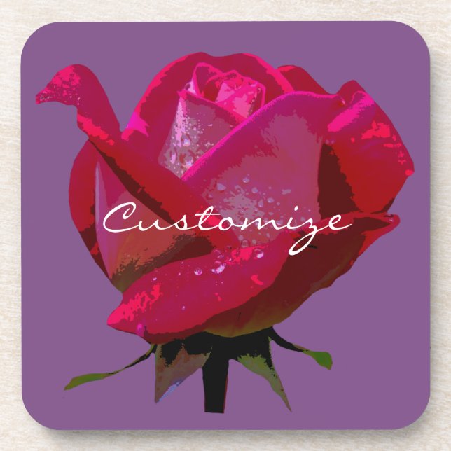 red rose Thunder_Cove Coaster (Front)