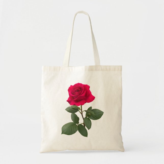 Red rose tote bag (Front)