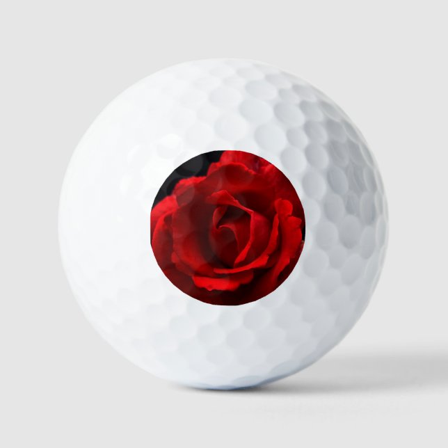 Red Rose va gbcnm Golf Balls (Front)