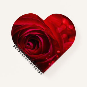 Red rose Valentine's day design Notebook