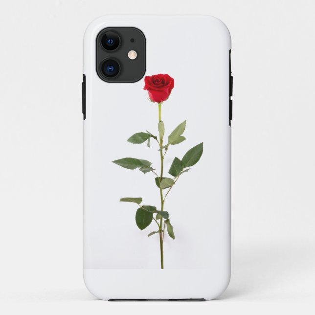 red rose valentines day iphone case (Back)