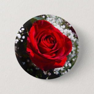 Red Rose Valentine's Day pin
