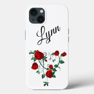 Red Rose Vine Apple iPhone 13, Tough iPhone 13 Case